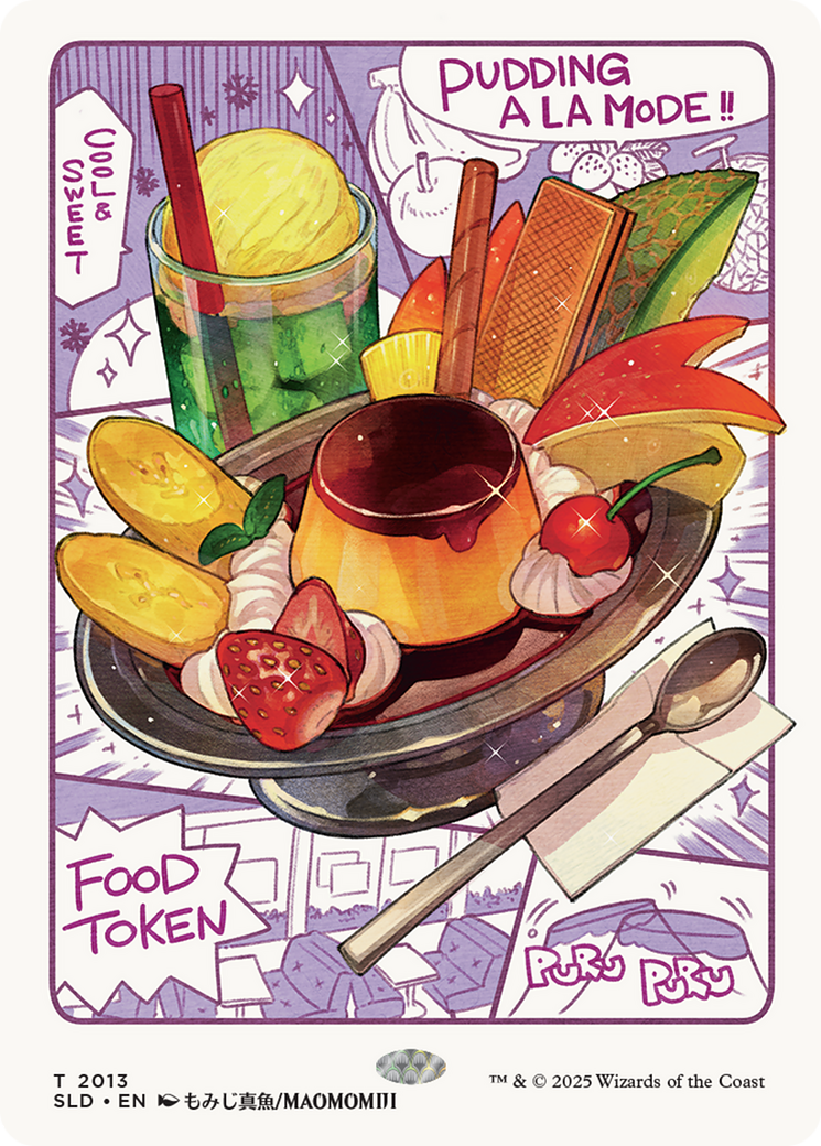 Food Token (2013) (Rainbow Foil) [Secret Lair Drop Series] | Exor Games Truro