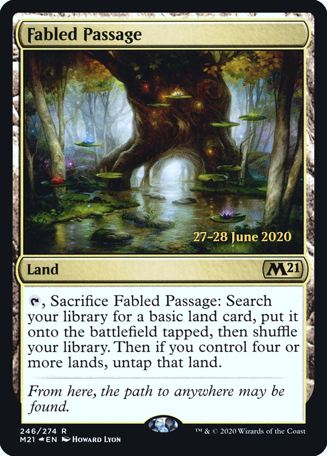 Fabled Passage [Core Set 2021 Prerelease Promos] | Exor Games Truro