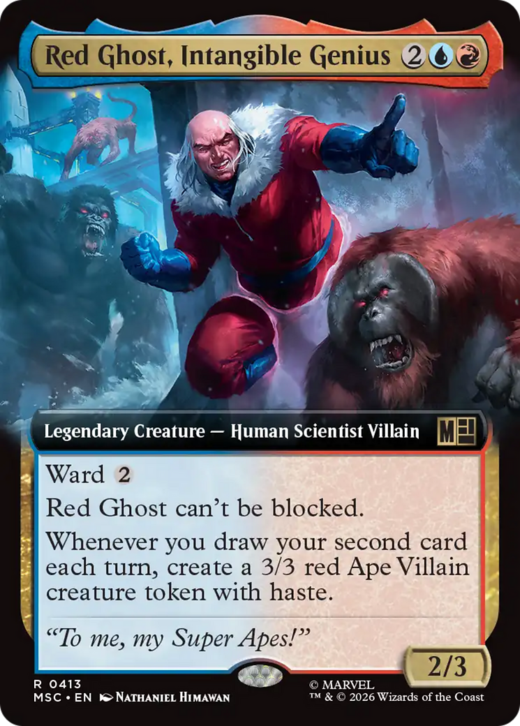 Red Ghost, Intangible Genius (Extended Art) [Marvel Super Heroes Commander] | Exor Games Truro