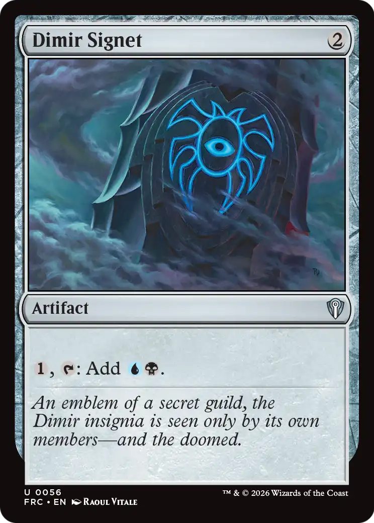 Dimir Signet [Reality Fracture Commander] | Exor Games Truro