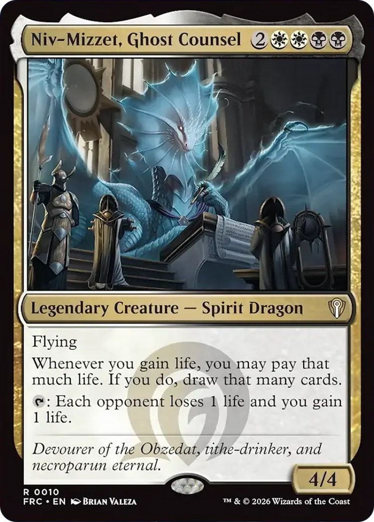 Niv-Mizzet, Ghost Counsel [Reality Fracture Commander] | Exor Games Truro