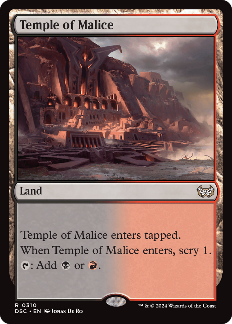 Temple of Malice [Duskmourn: House of Horror Commander] | Exor Games Truro