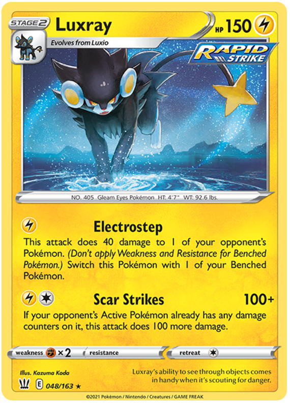 Luxray (048/163) [Sword & Shield: Battle Styles] | Exor Games Truro