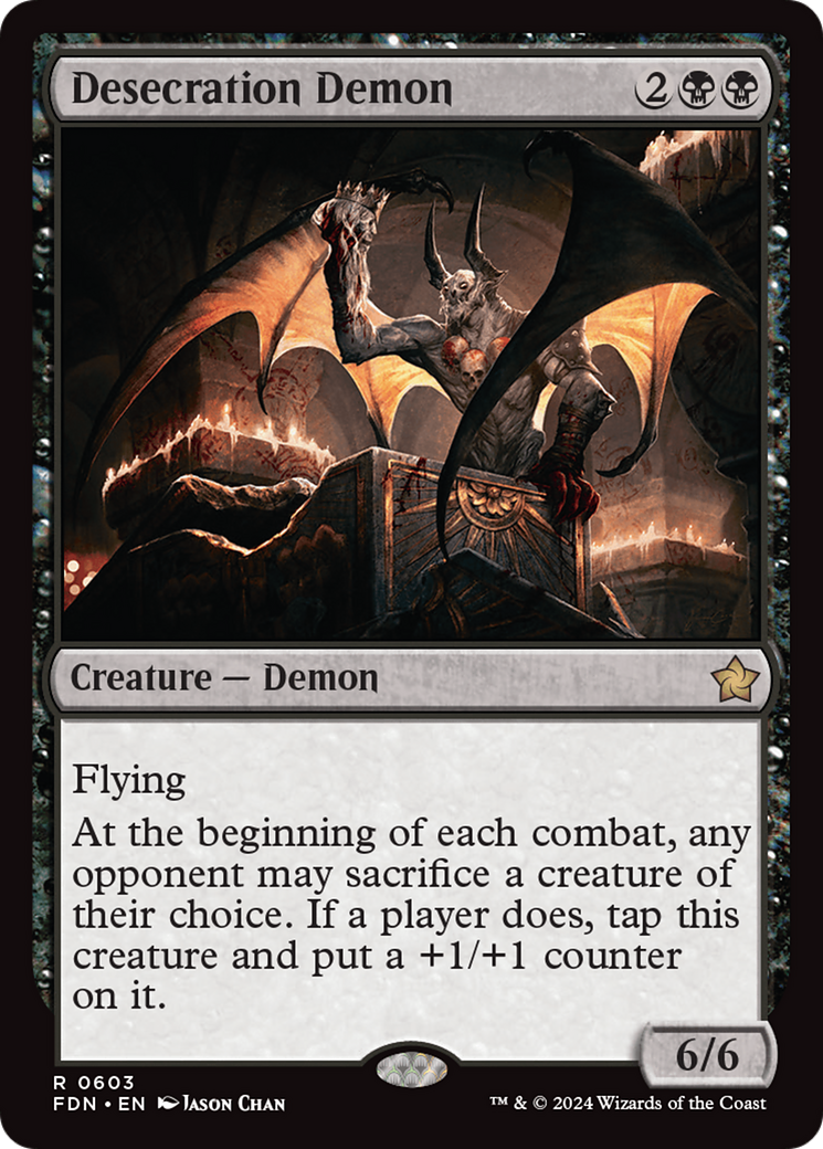 Desecration Demon [Foundations] | Exor Games Truro