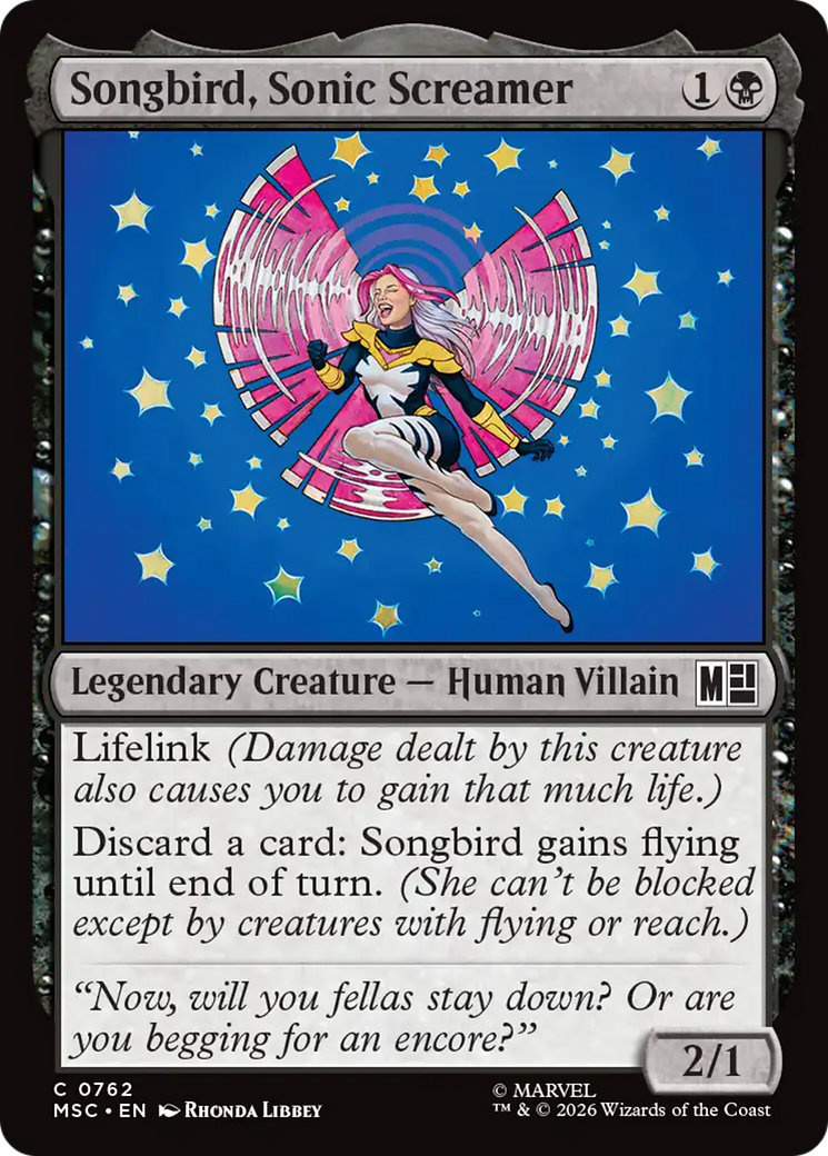 Songbird, Sonic Screamer [Marvel Super Heroes Commander] | Exor Games Truro