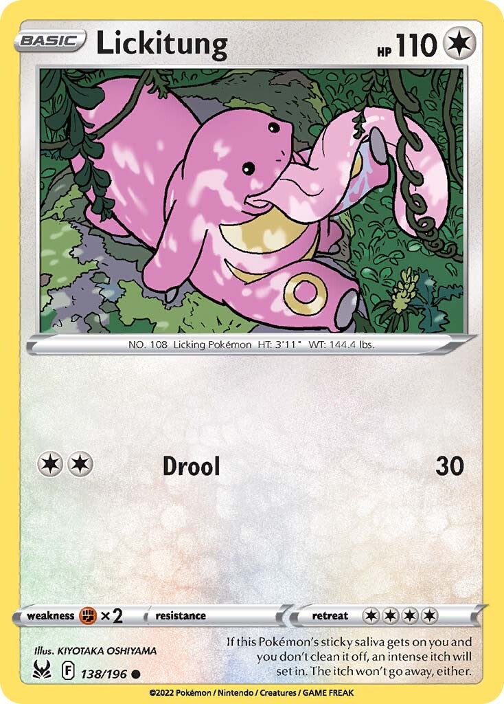 Lickitung (138/196) [Sword & Shield: Lost Origin] | Exor Games Truro