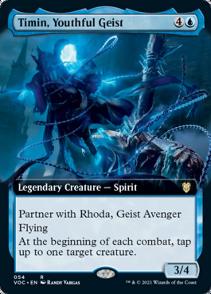 Timin, Youthful Geist (Extended Art) [Innistrad: Crimson Vow Commander] | Exor Games Truro