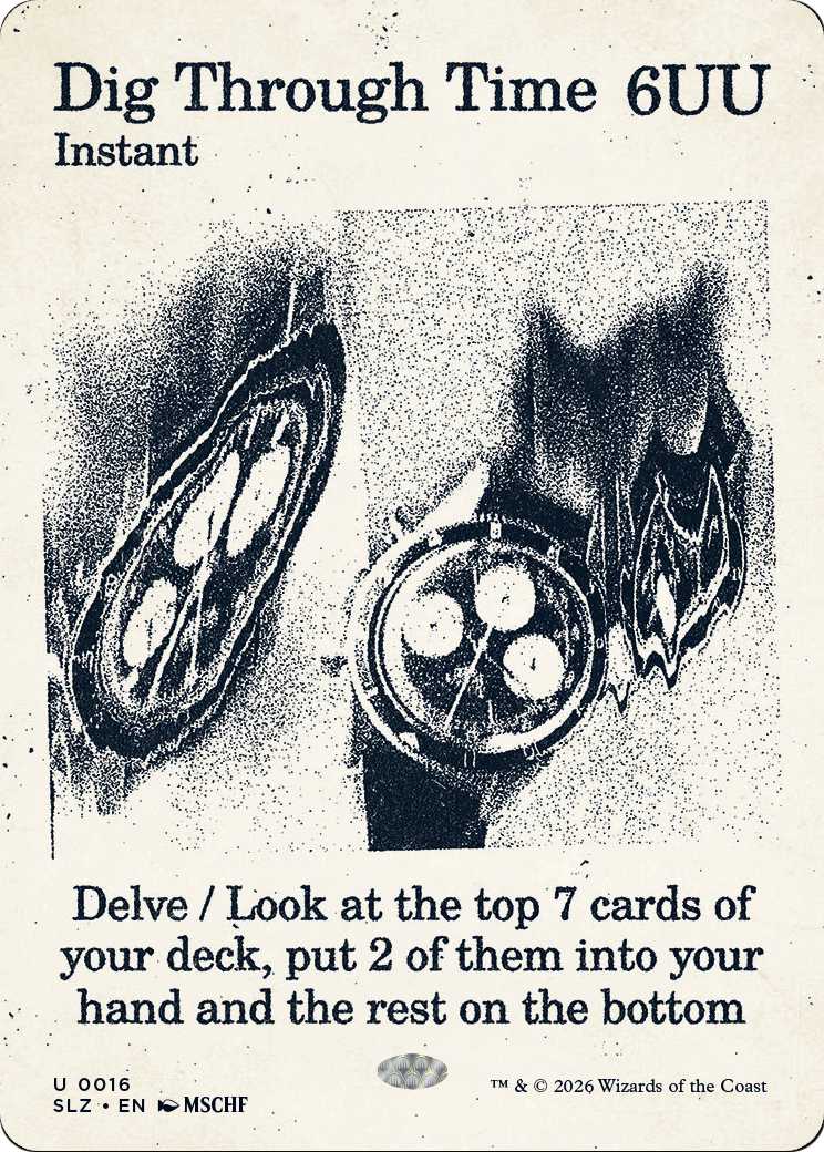 Dig Through Time (0016) [Secret Lair x MSCHF: The Zeta Set] | Exor Games Truro