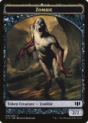 Horror // Zombie (016/036) Double-Sided Token [Commander 2014 Tokens] | Exor Games Truro