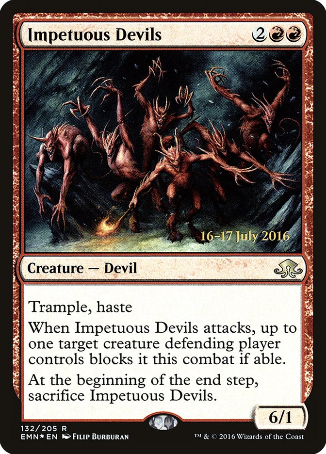 Impetuous Devils [Eldritch Moon Prerelease Promos] | Exor Games Truro