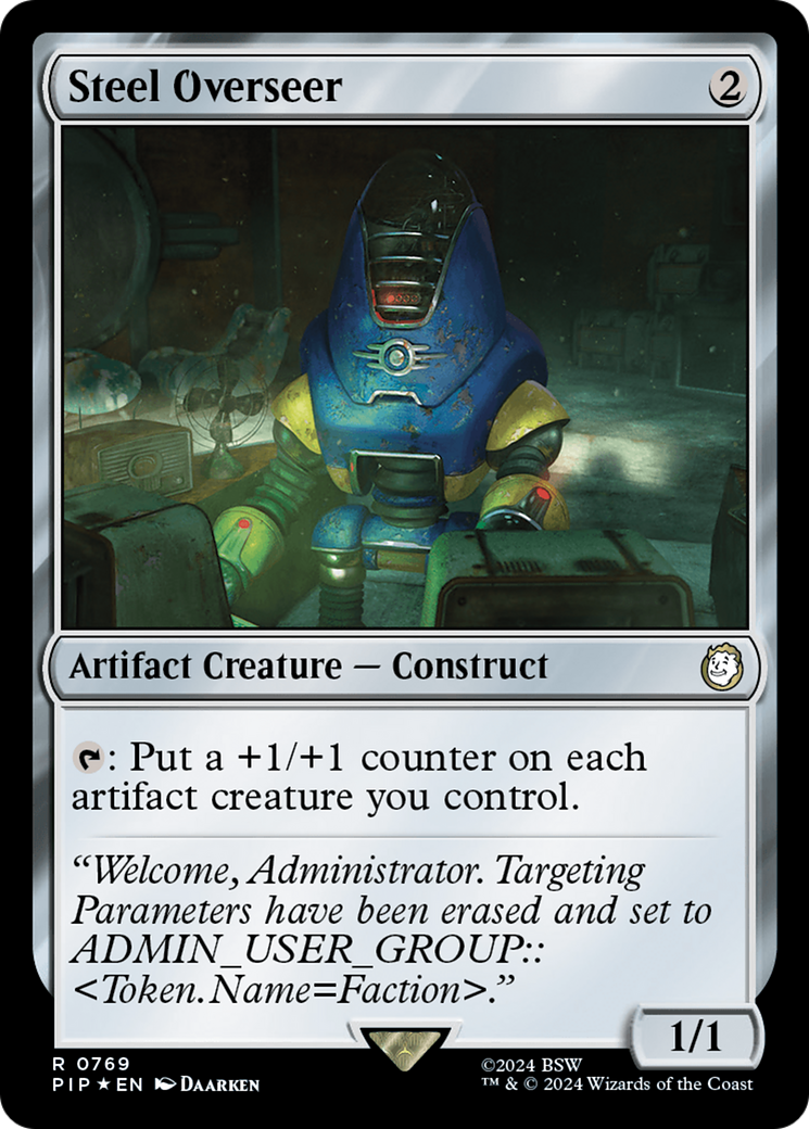 Steel Overseer (Surge Foil) [Fallout] | Exor Games Truro