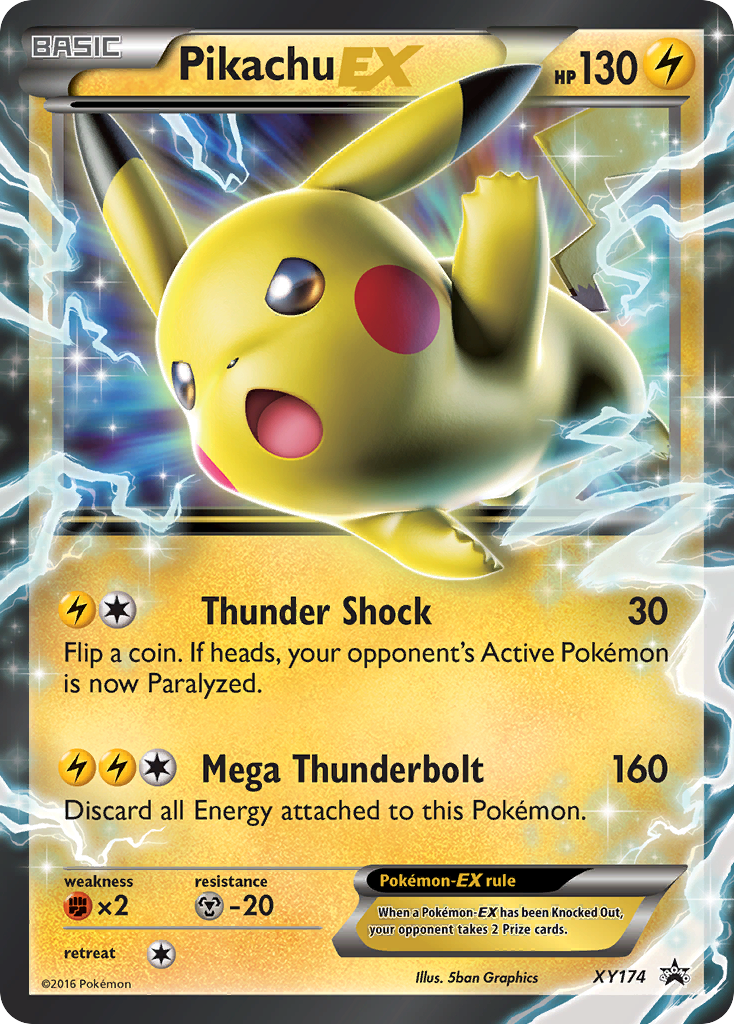 Pikachu EX (XY174) [XY: Black Star Promos] | Exor Games Truro