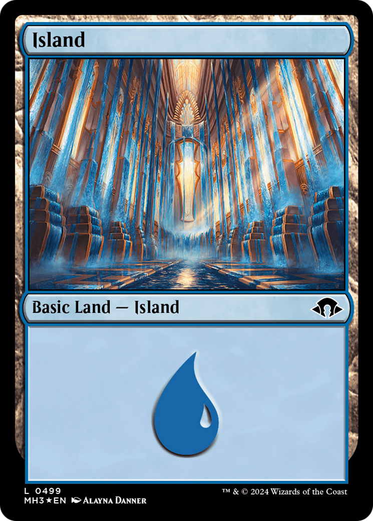 Island (0499) (Ripple Foil) [Modern Horizons 3] | Exor Games Truro