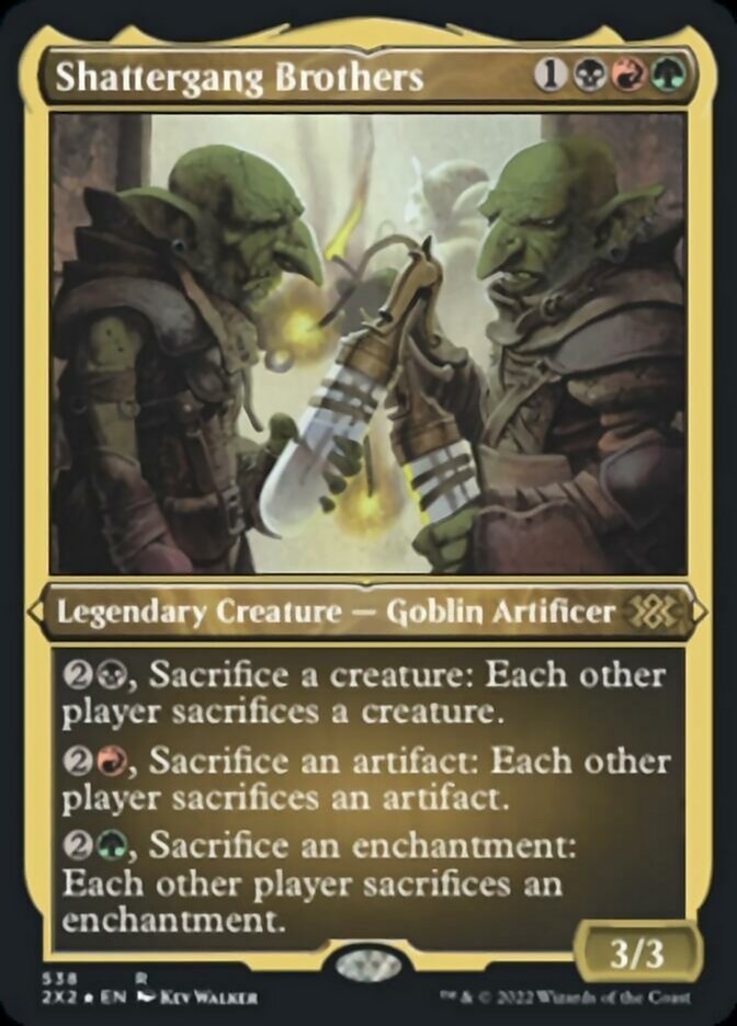 Shattergang Brothers (Foil Etched) [Double Masters 2022] | Exor Games Truro
