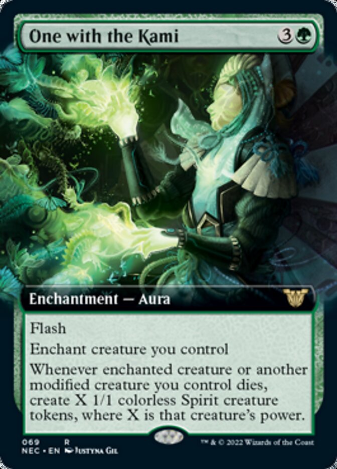 One with the Kami (Extended Art) [Kamigawa: Neon Dynasty Commander] | Exor Games Truro