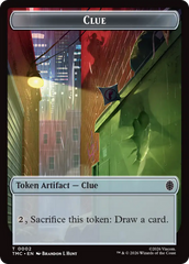 Ooze // Clue Double-Sided Token [Teenage Mutant Ninja Turtles Commander Tokens] | Exor Games Truro