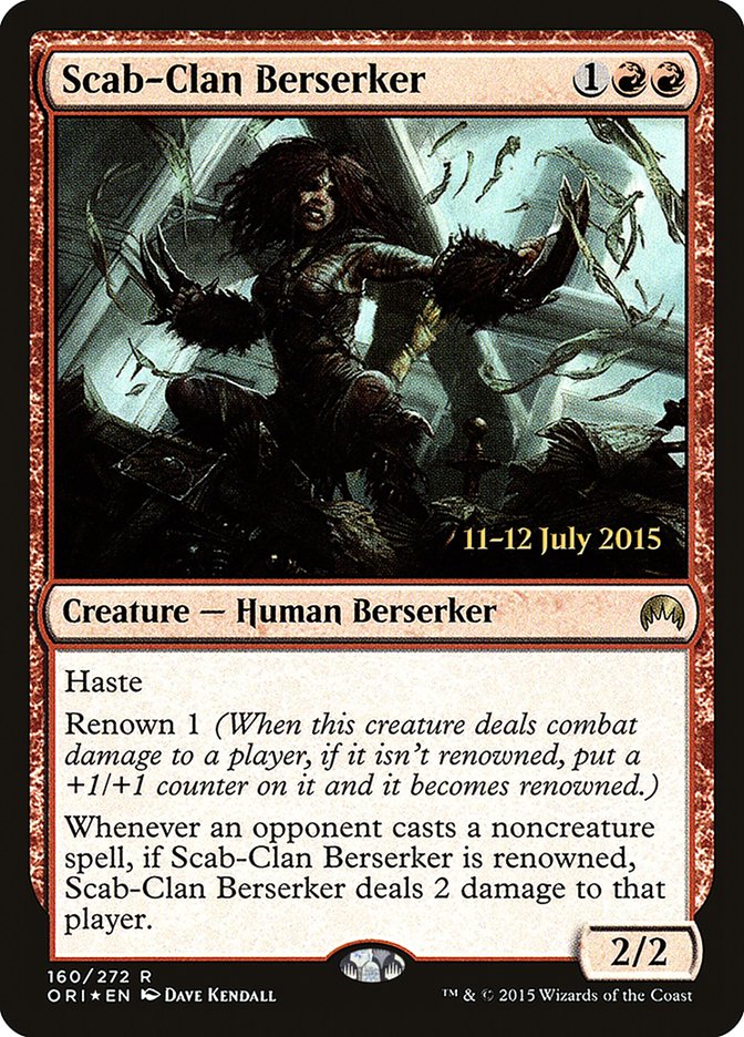 Scab-Clan Berserker [Magic Origins Prerelease Promos] | Exor Games Truro