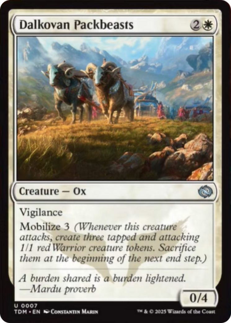 Dalkovan Packbeasts [Tarkir: Dragonstorm] | Exor Games Truro