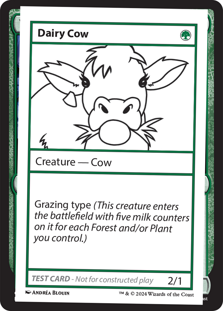 Dairy Cow [Mystery Booster 2 Playtest Cards] | Exor Games Truro