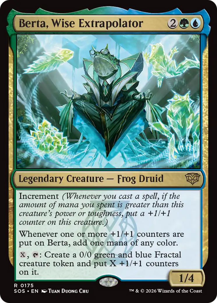 Berta, Wise Extrapolator [Secrets of Strixhaven] | Exor Games Truro