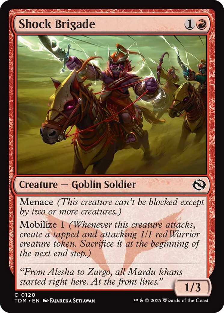 Shock Brigade [Tarkir: Dragonstorm] | Exor Games Truro