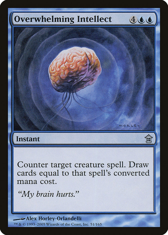 Overwhelming Intellect [Saviors of Kamigawa] | Exor Games Truro