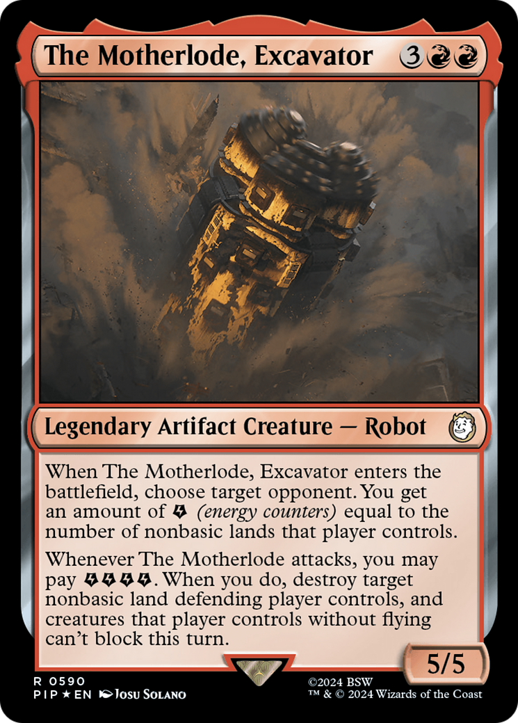 The Motherlode, Excavator (Surge Foil) [Fallout] | Exor Games Truro