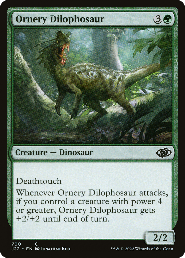 Ornery Dilophosaur [Jumpstart 2022] | Exor Games Truro