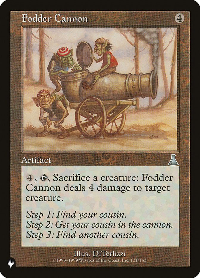 Fodder Cannon [The List] | Exor Games Truro