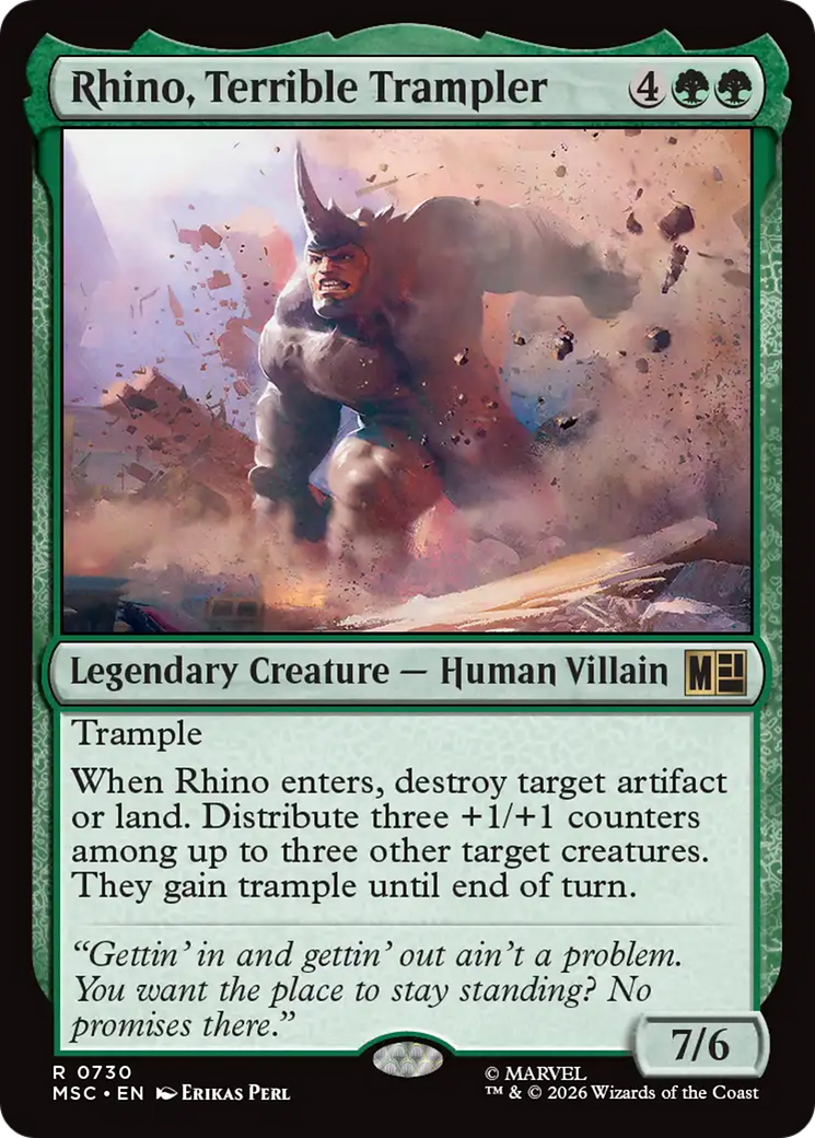 Rhino, Terrible Trampler [Marvel Super Heroes Commander] | Exor Games Truro