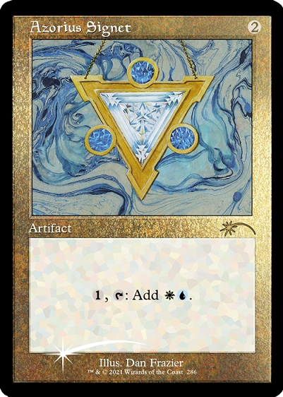 Azorius Signet (Retro) (Foil Etched) [Secret Lair Drop Series] | Exor Games Truro