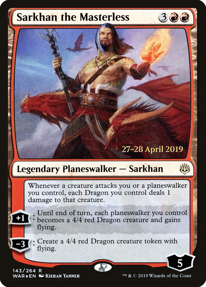 Sarkhan the Masterless [War of the Spark Prerelease Promos] | Exor Games Truro