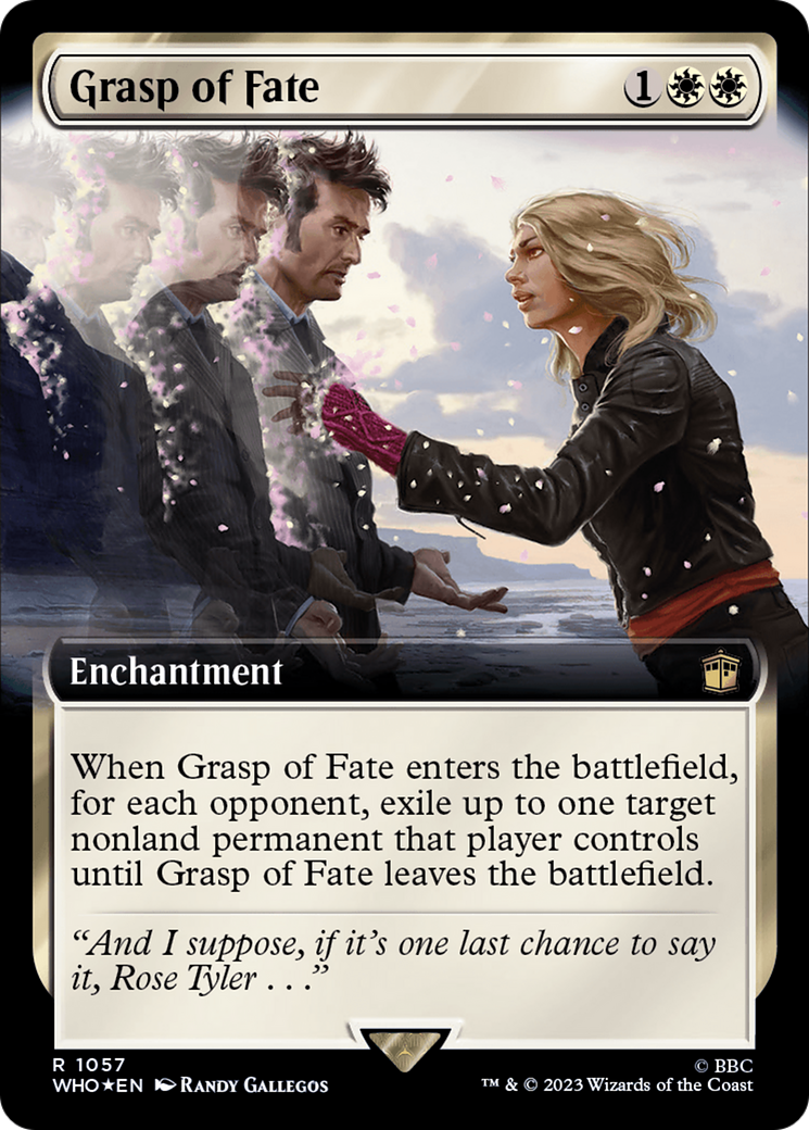 Grasp of Fate (Extended Art) (Surge Foil) [Doctor Who] | Exor Games Truro