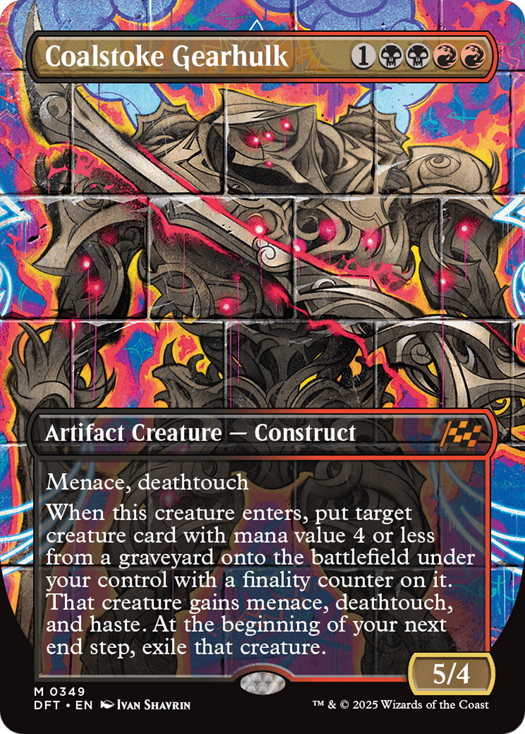 Coalstoke Gearhulk (Borderless) [Aetherdrift] | Exor Games Truro
