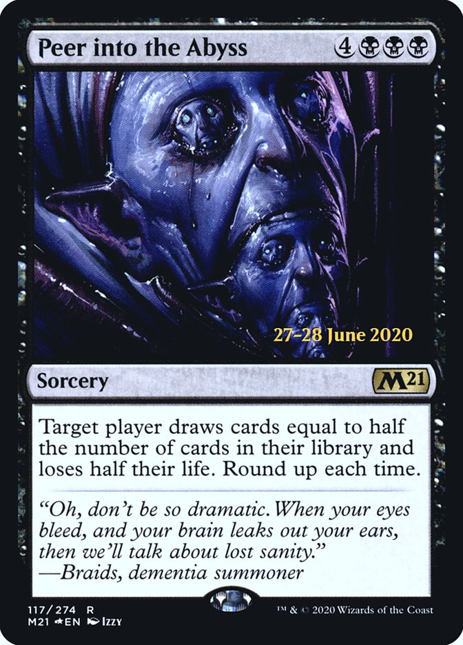 Peer into the Abyss [Core Set 2021 Prerelease Promos] | Exor Games Truro