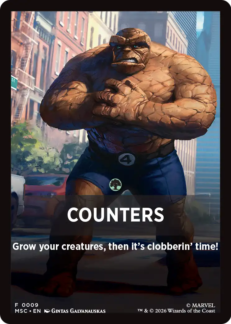 Counters Theme Card [Marvel Super Heroes Commander] | Exor Games Truro