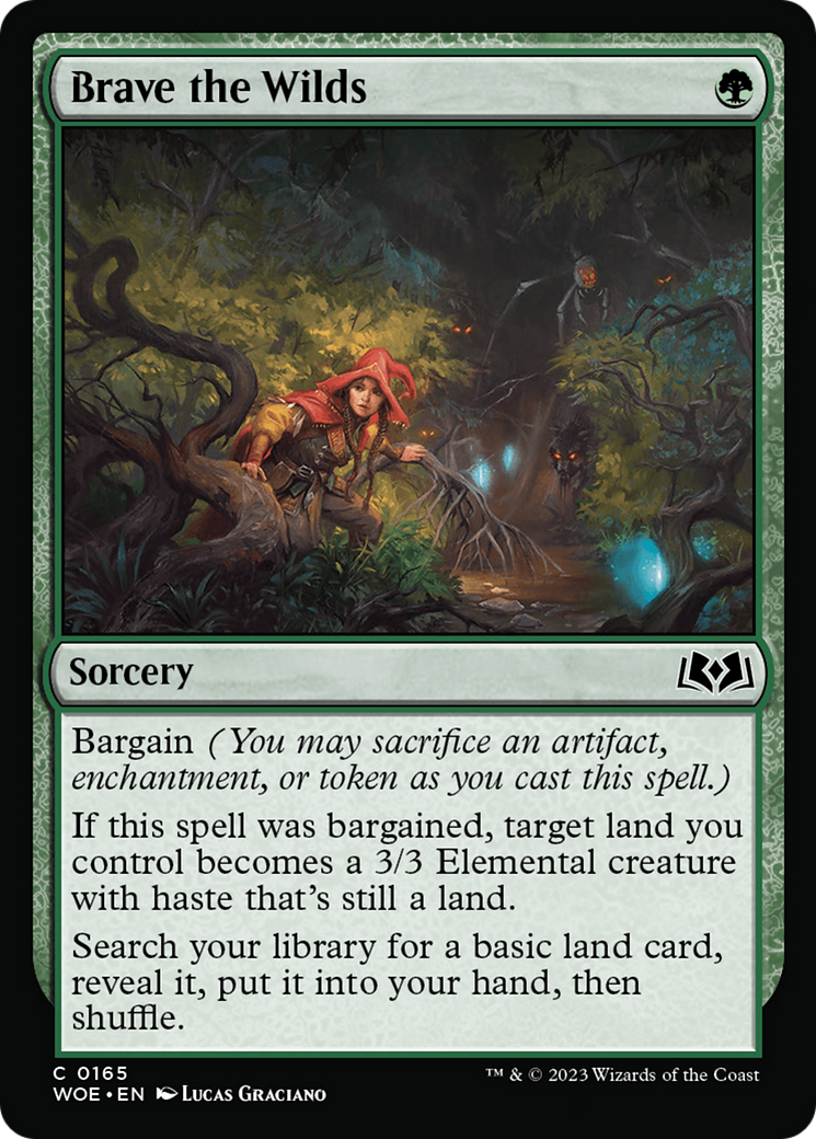 Brave the Wilds [Wilds of Eldraine] | Exor Games Truro