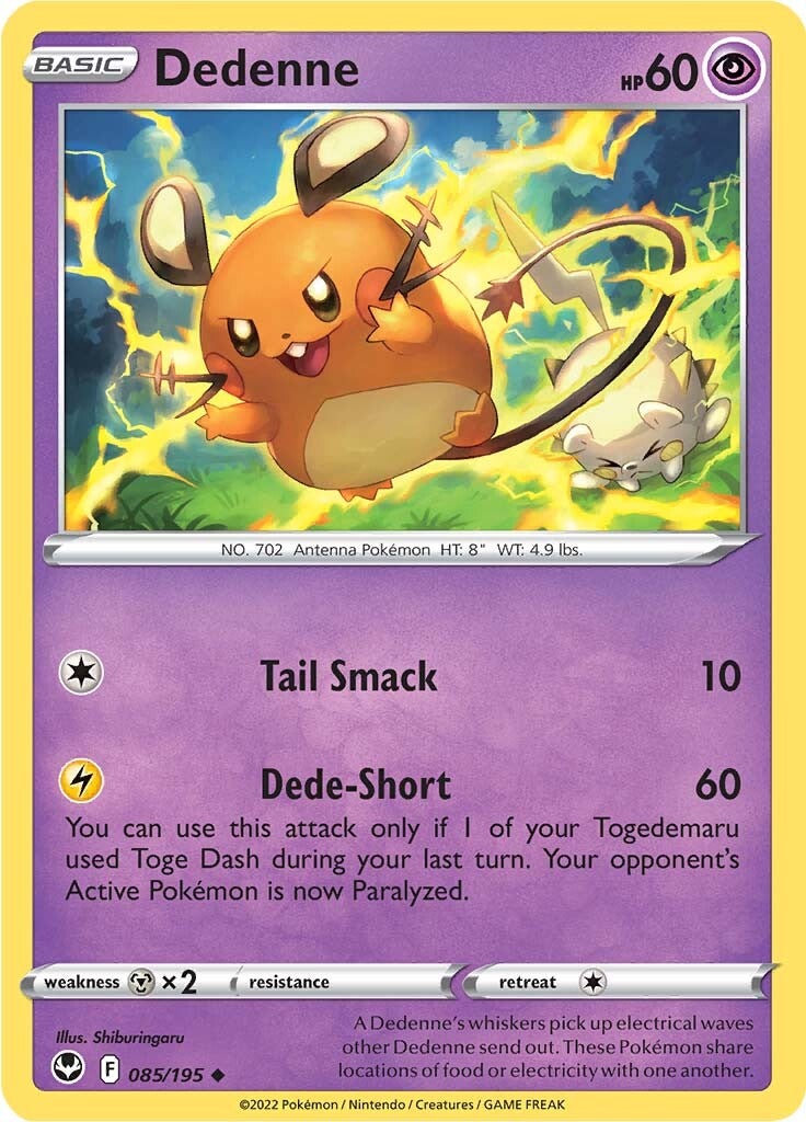 Dedenne (085/195) [Sword & Shield: Silver Tempest] | Exor Games Truro