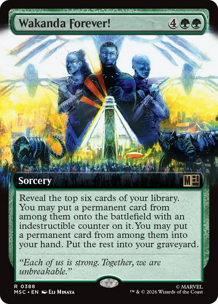 Wakanda Forever! (Extended Art) [Marvel Super Heroes Commander] | Exor Games Truro