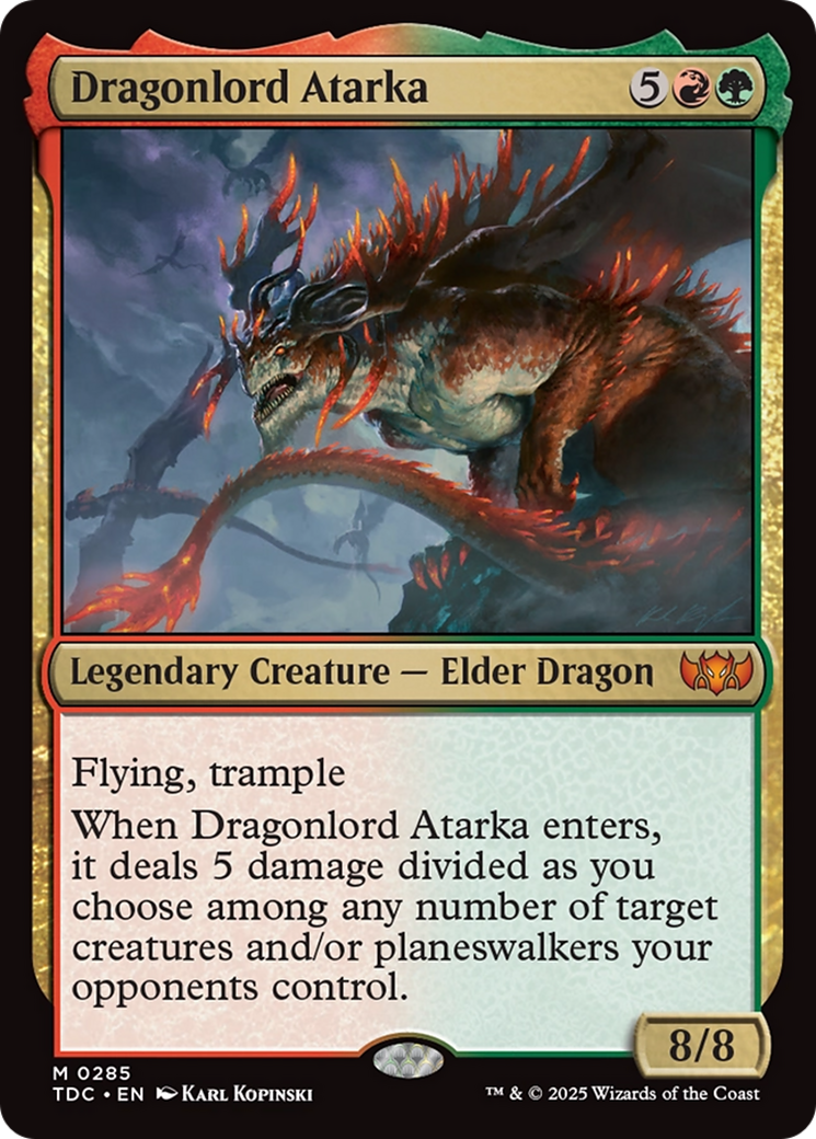 Dragonlord Atarka [Tarkir: Dragonstorm Commander] | Exor Games Truro