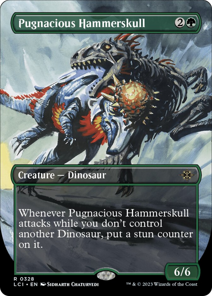 Pugnacious Hammerskull (Borderless) [The Lost Caverns of Ixalan] | Exor Games Truro