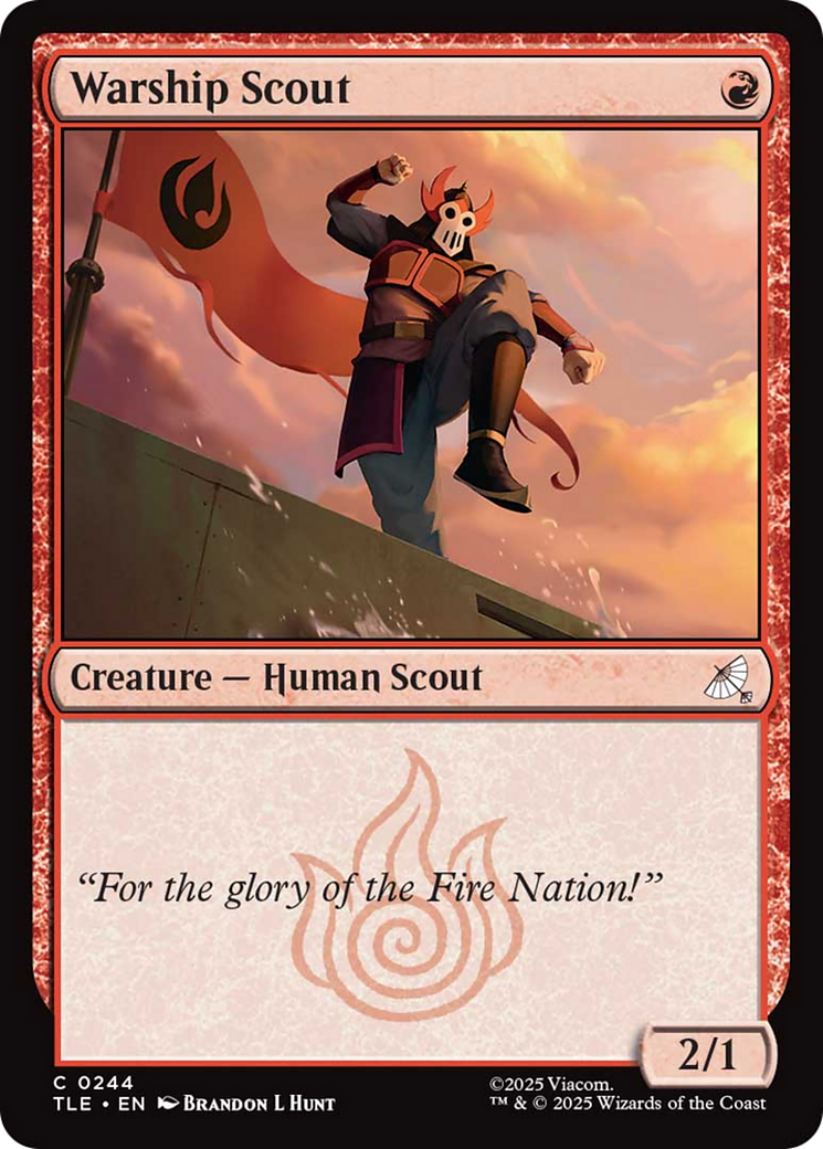 Warship scout [Avatar: The Last Airbender: Eternal-Legal] | Exor Games Truro