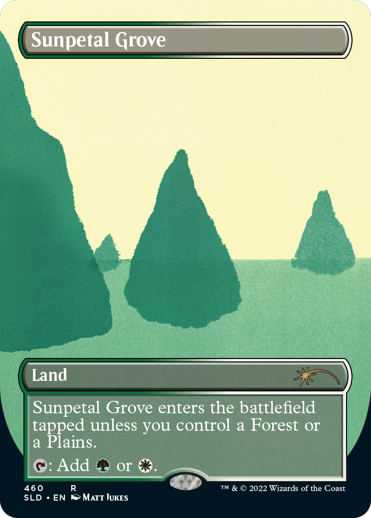 Sunpetal Grove (Borderless) [Secret Lair Drop Series] | Exor Games Truro