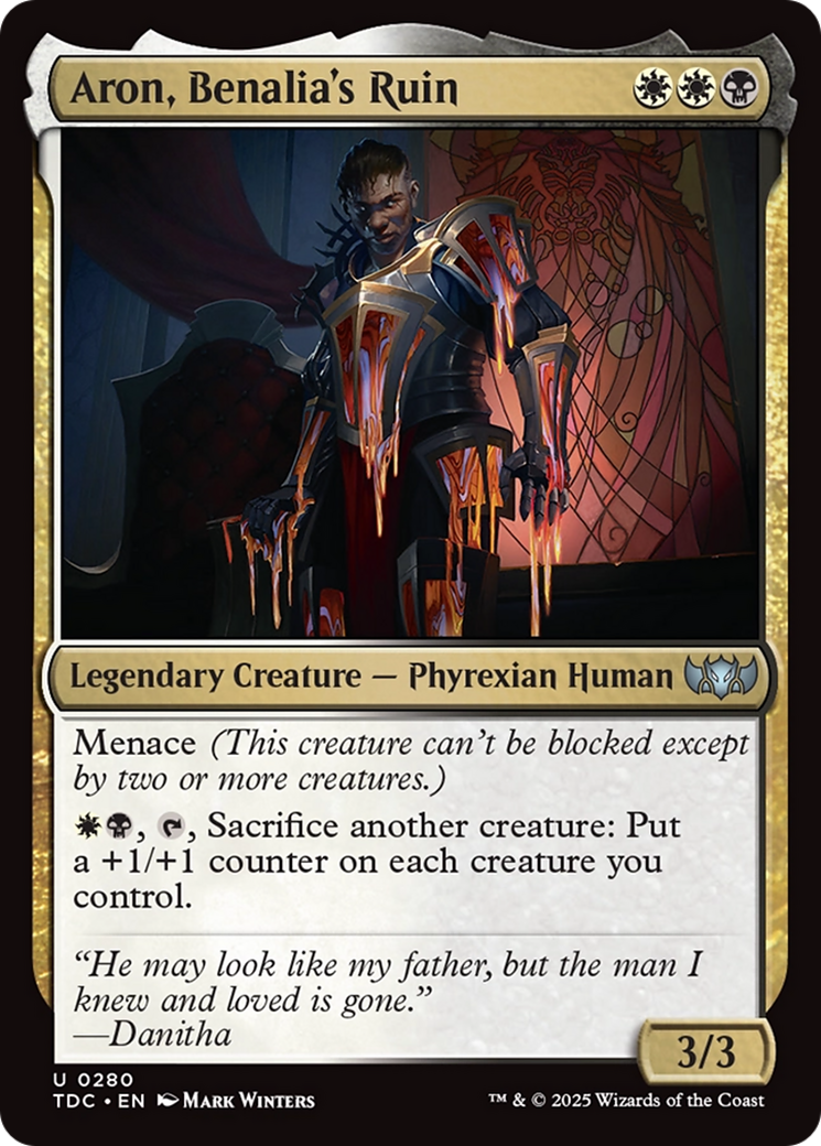 Aron, Benalia's Ruin [Tarkir: Dragonstorm Commander] | Exor Games Truro
