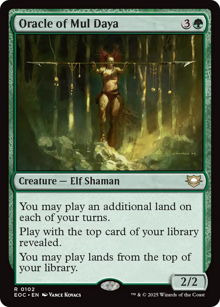 Oracle of Mul Daya [Edge of Eternities Commander] | Exor Games Truro