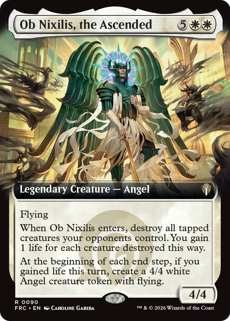 Ob Nixilis, the Ascended (Extended Art) [Reality Fracture Commander] | Exor Games Truro