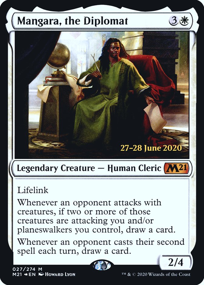 Mangara, the Diplomat [Core Set 2021 Prerelease Promos] | Exor Games Truro