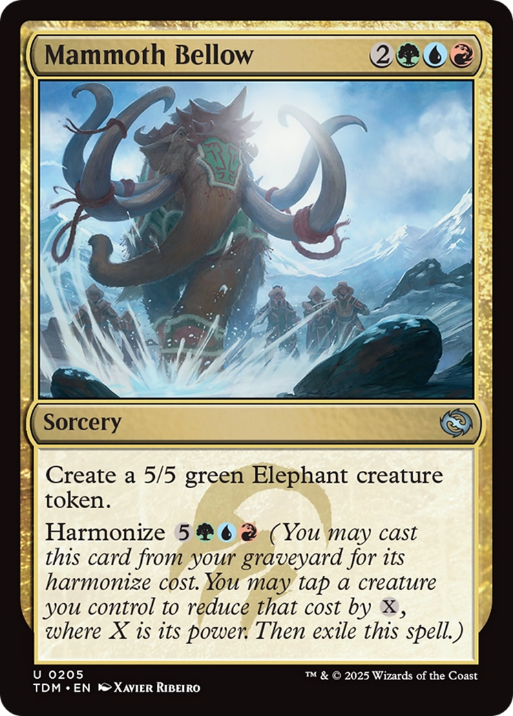 Mammoth Bellow [Tarkir: Dragonstorm] | Exor Games Truro