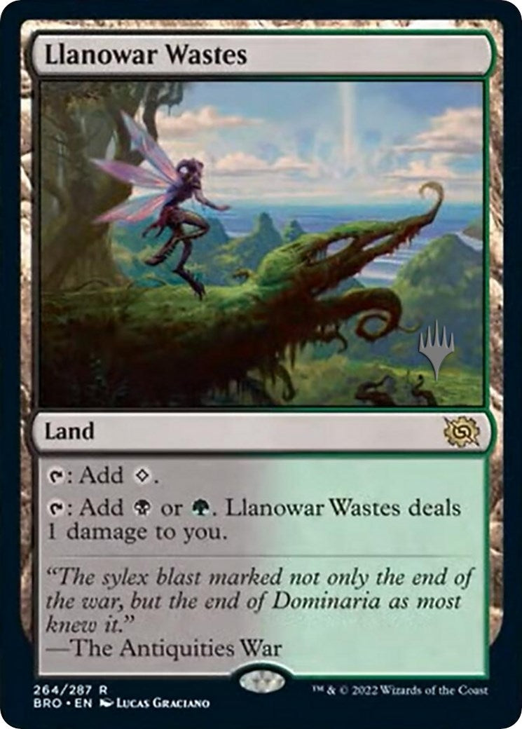 Llanowar Wastes (Promo Pack) [The Brothers' War Promos] | Exor Games Truro