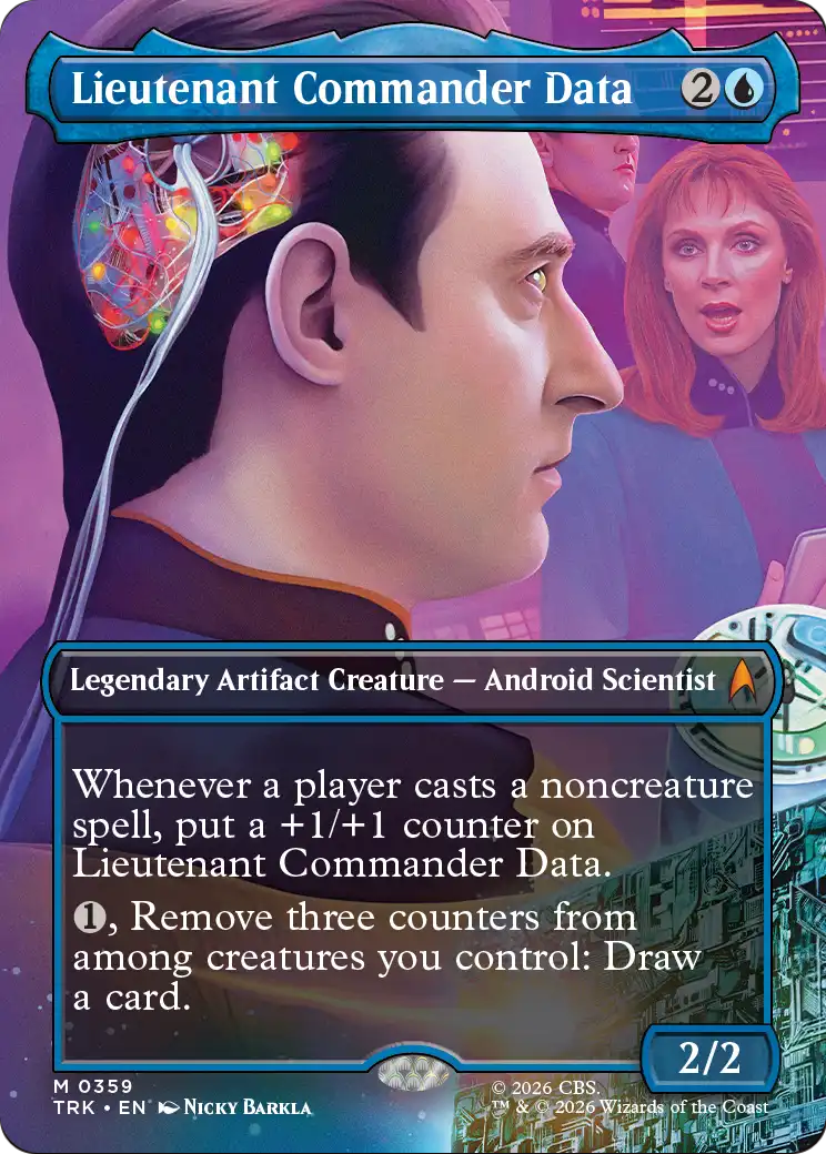Lieutenant Commander Data (Borderless) [Star Trek] | Exor Games Truro